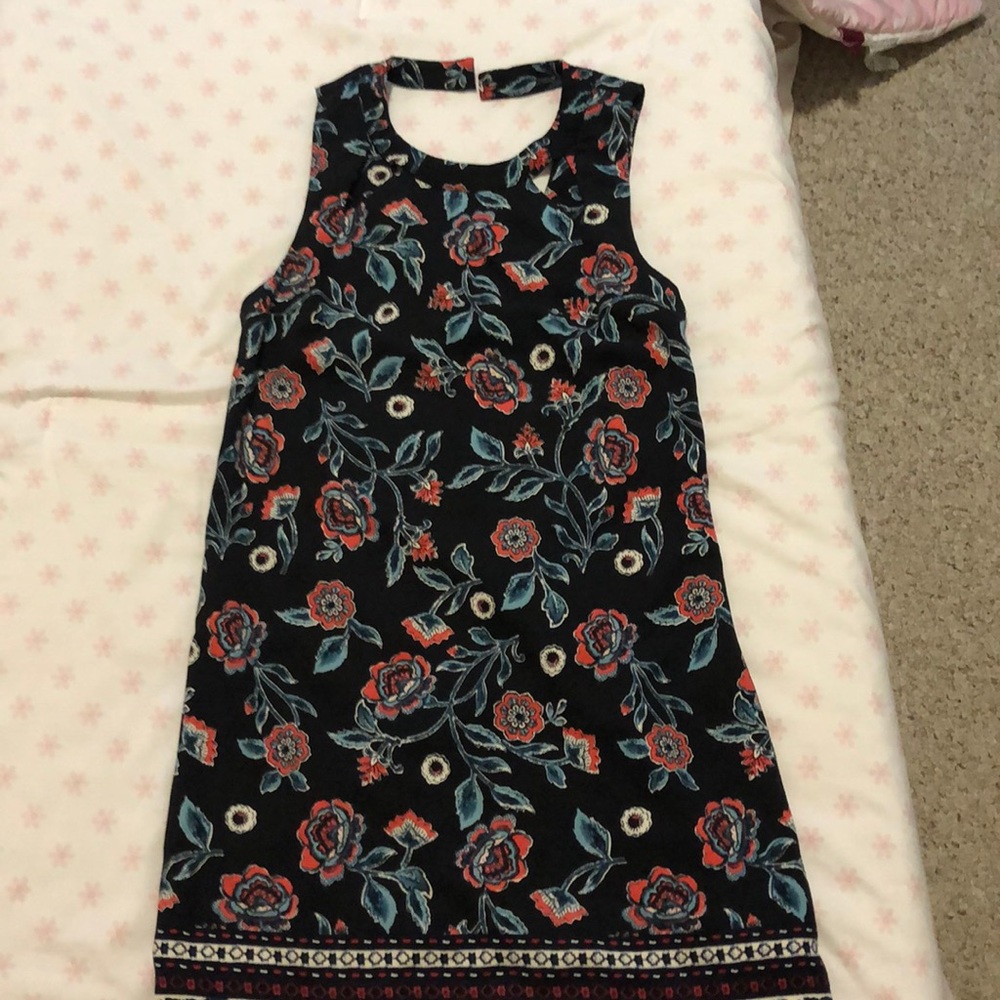 Flowery work casual dress